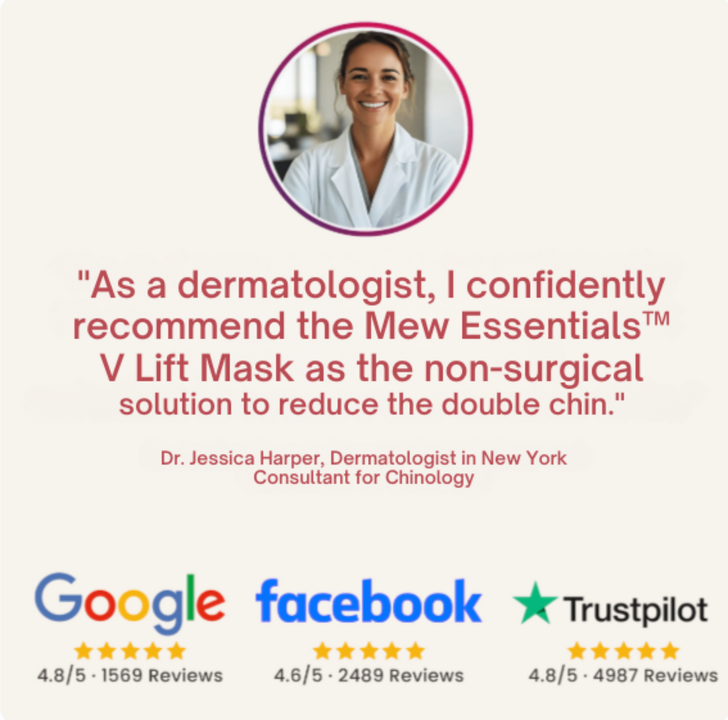 Lumellia Collagen Chin Lifting Gel Mask